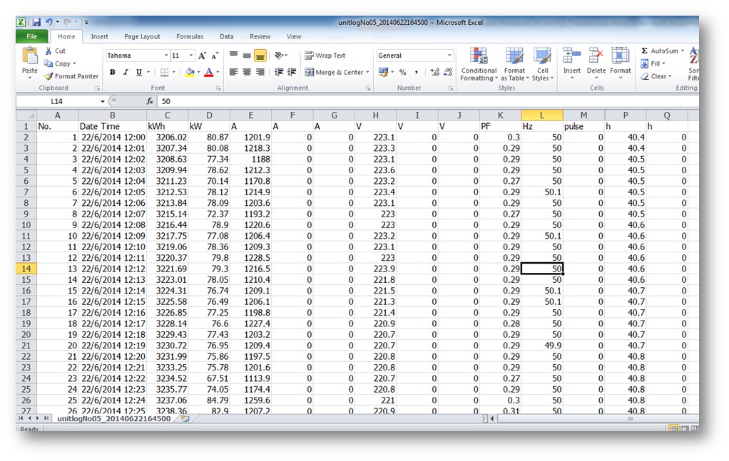 ไฟล์ที่บันทึกสามารถเปิดกับ excel ได้